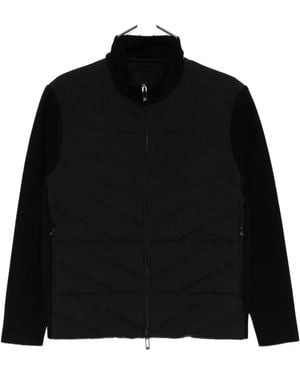 Emporio Armani Panelled Padded Jacket - ブラック