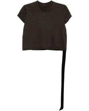 Rick Owens Level Cropped T-Shirt - Black