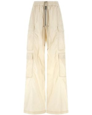 Rick Owens Drawstring Elastic-Waist Pants - White