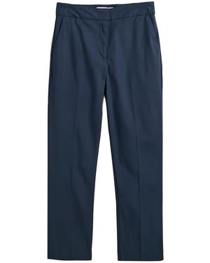 GANT Slim Slack Trousers - Blue