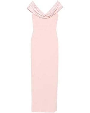 Solace London Vestido Largo Adele - Rosa