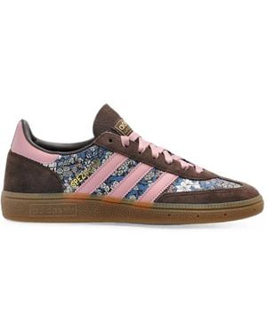 adidas X Liberty London Handball Spezial Floral-Print Sneakers - White