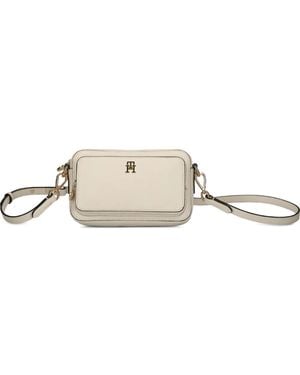 Tommy Hilfiger Sac À Bandoulière À Design Rond - White