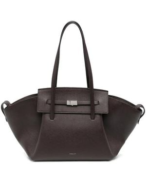 DeMellier Sac À Main Brooklyn En Cuir Grainé - Black