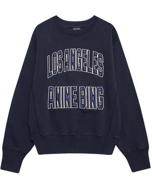 Anine Bing Los Angeles Sweatshirt - Blue