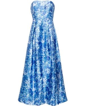 Sachin & Babi Giovanna Floral-Print Dress - Blue