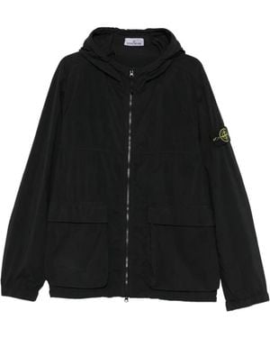 Stone Island "Short Parka" Jacket - Black