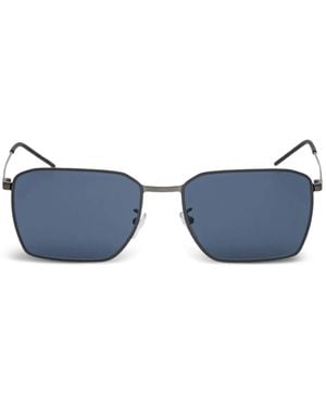 Emporio Armani Rectangle-Frame Sunglasses - Blue