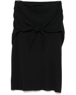 Rick Owens Strutter Midi Skirt - Black