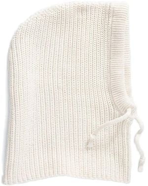 The North Face Hooded Ribbed Balaclava - White