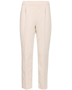 CFCL Tapered-Leg Pintuck-Knit Pants - Natural