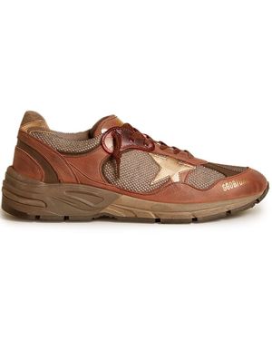 Scarpe golden goose uomo marrone sale
