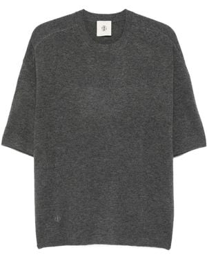THE GARMENT Knit T-Shirt - Grey