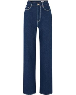 Nina Ricci Vaqueros Rectos - Azul
