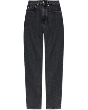 Jil Sander Button Tapered-Leg Jeans - Black