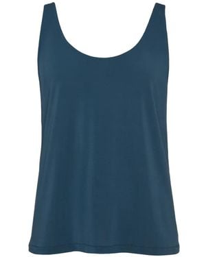 Eres Anaë Scoop-Neck Tank Top - Blue
