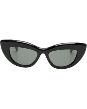 Gucci Double G Cat-Eye Sunglasses - Grey