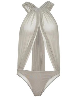 Rick Owens Body Miami Con Diseño Drapeado - Blanco