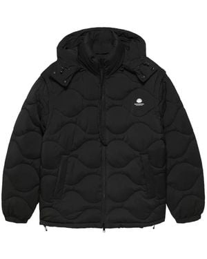 New Amsterdam Surf Association Chaqueta Acolchada Con Capucha - Negro