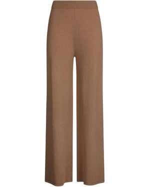 Liu Jo Long Knitted Trousers - Brown