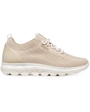 Geox Spherica Lace-Up Trainers - White
