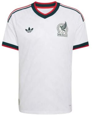 adidas Mexico 2026 Away Jacquard T-Shirt - White