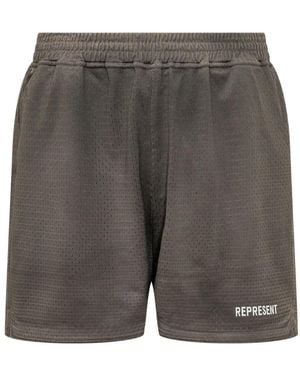 Represent Washed mesh shorts - Grau