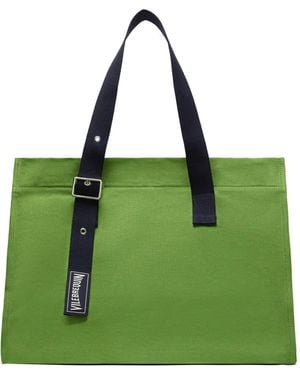 Vilebrequin Adjustable-Handle Beach Bag - Green