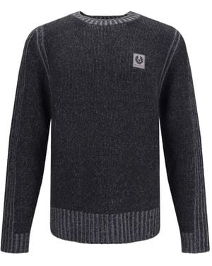 Belstaff Crew Neck Sweater - Blue