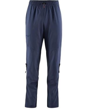 Klättermusen Böltor Elastic-Waistband Zipped-Cuff Pants - Blue