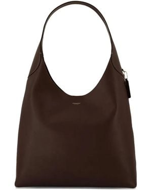 COACH Brooklyn 39 レザーショルダーバッグ - ブラウン