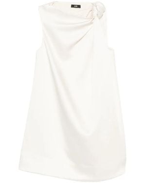 ELEH Drape Mini Dress - White