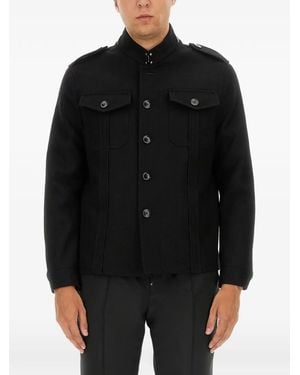 Tom Ford Buttoned Shirt Jacket - Black