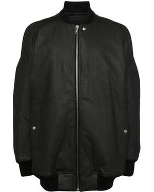 Rick Owens ロングライン ボンバージャケット - ブラック