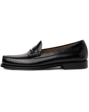 KARL LAGERFELD X G.H. Bass Penny Loafers - Black
