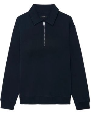 Zadig & Voltaire Organic Cotton Sweatshirt - Blue