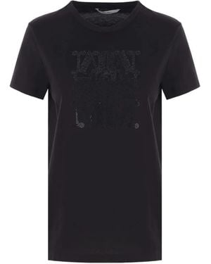 Max Mara Logo Detail T-Shirt - Black