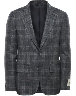 Corneliani Blazer Met Enkele Rij Knopen - Grijs