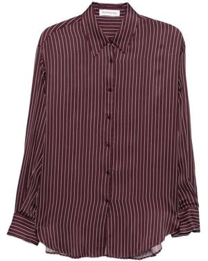 Frankie Shop Peri Striped Shirt - Purple