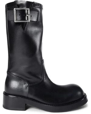 Ann Demeulemeester Bottes De Moto Neldor - Black