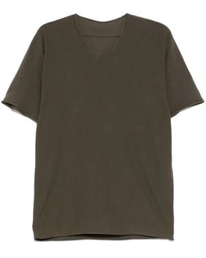 Label Under Construction Raw Edge T-Shirt - Green