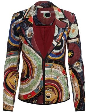 Alice + Olivia Mya Printed Blazer - Multicolour