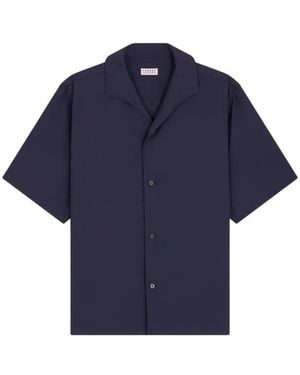 Fursac Short-Sleeve Camp-Collar Shirt - Blue