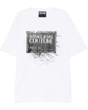 Versace Jeans Couture Logo-Print T-Shirt - White