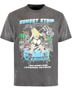 Local Authority Graphic-Print Crew-Neck T-Shirt - Gray