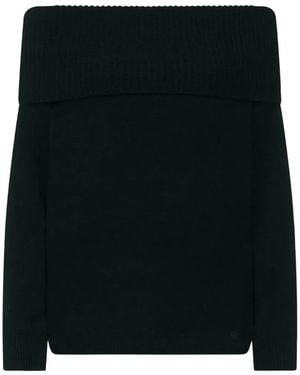Loulou de Saison Sibyl Off-The-Shoulder Sweater - Black