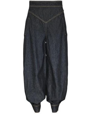 Zimmermann Denim Harem Jeans Met Ballonpijpen - Zwart