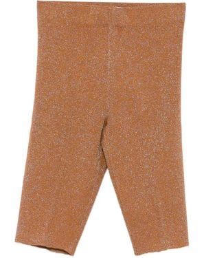 Circus Hotel Shorts Mit Glitter-Optik - Weiß