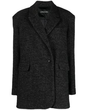 Herskind Wilma Double-Breasted Coat - Black