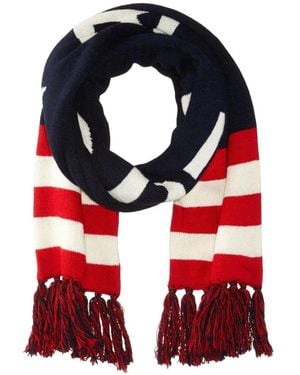 Polo Ralph Lauren Sciarpa A Righe Olympics Usa 1967 - Rosso